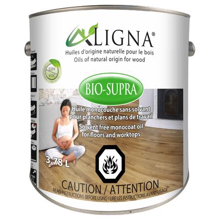 BIO-SUPRA - Huile pour Bois Sans Solvant - Zéro COV - LIGNA