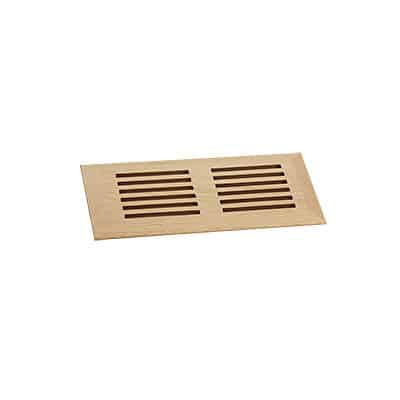 Registre de plancher en surface 4 po x 10 po - Bois